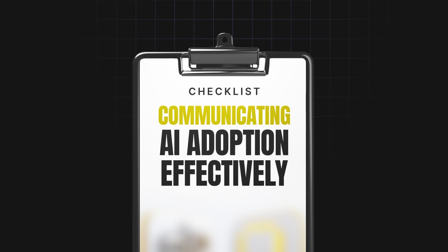 Communicating AI Adoption Effectively Checklist