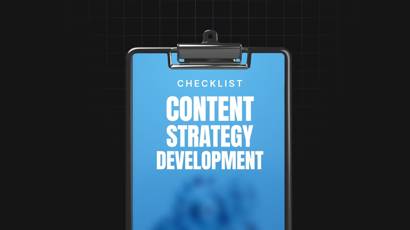 The Content Strategy Development Checklist